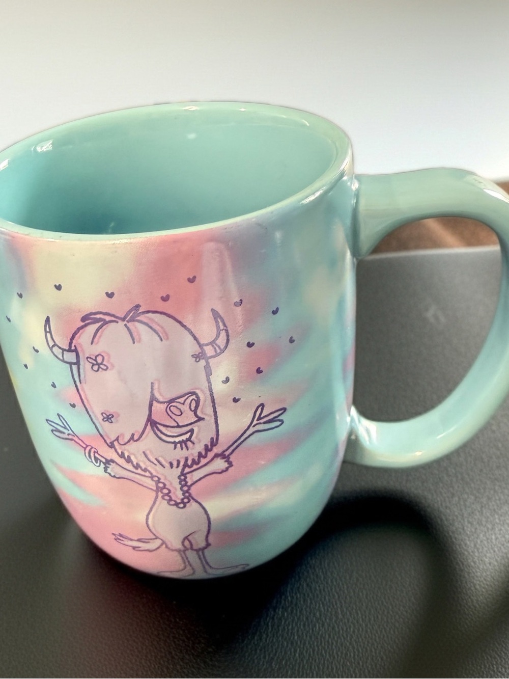 Zootopia Hippie Yak Tie Dye Stoneware Mug, Disney Parks
